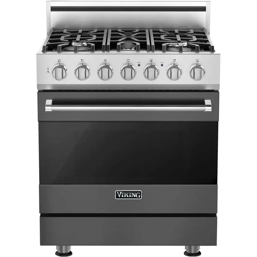 Viking - 3 Series Freestanding Gas 30" Range - Damascus Gray
