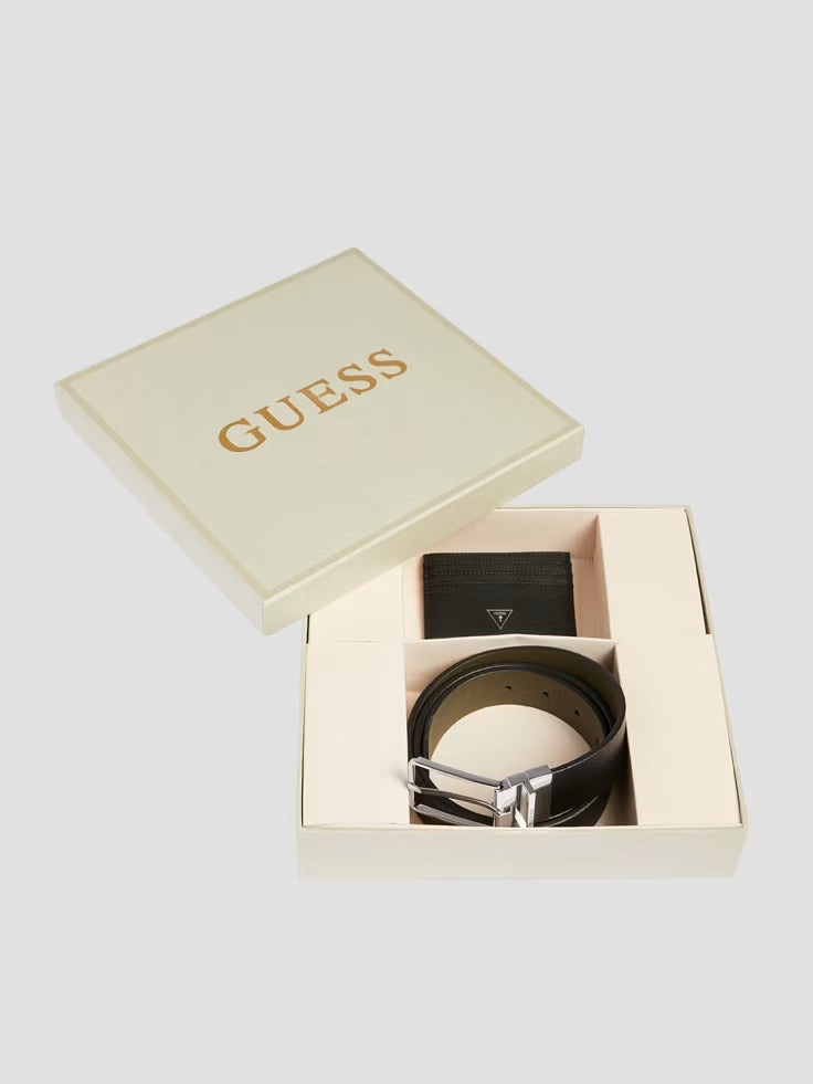 Guess Wallet and Belt Gift Set
