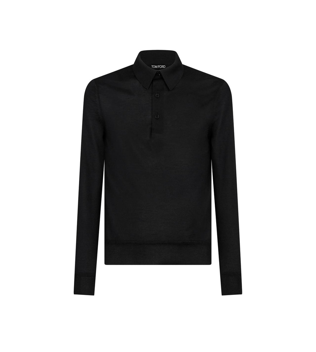 TOM FORD FINE GAUGE CASHMERE SILK POLO