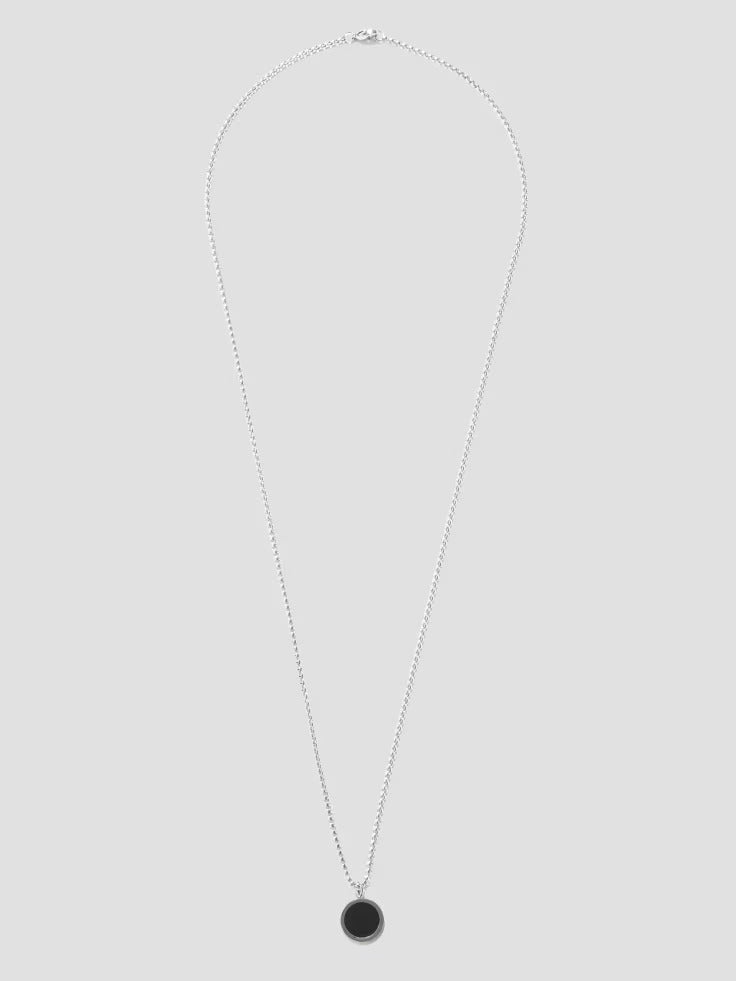 Guess Silver-Tone Pendant Necklace