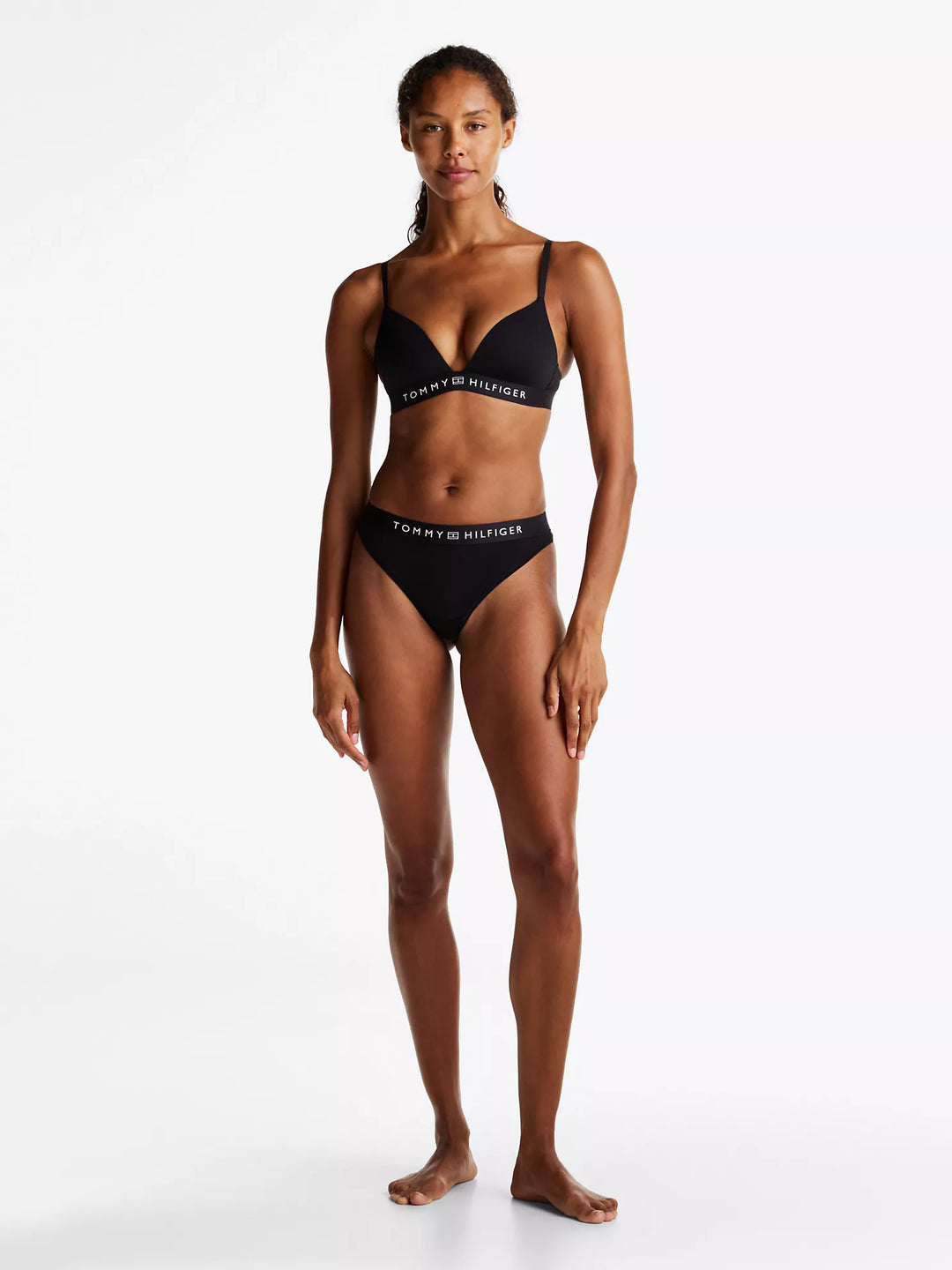 Tommy Hilfiger THFlex Tommy Logo Padded Bra + Thong Set