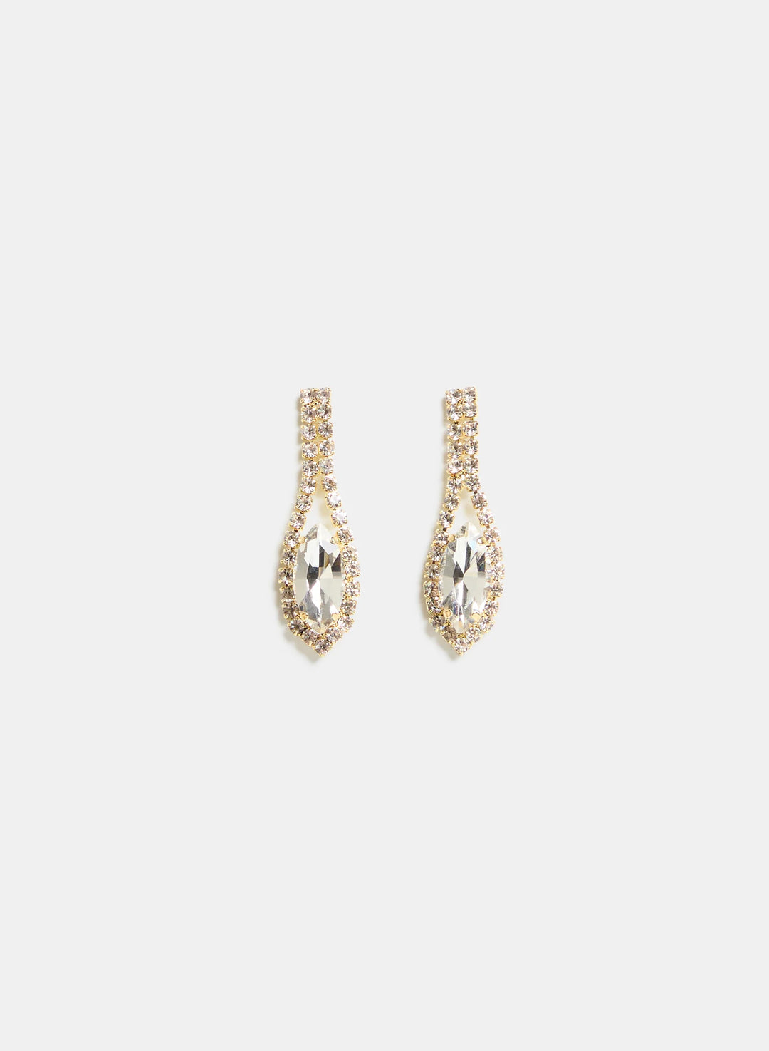 Laura Oval Stone Earrings