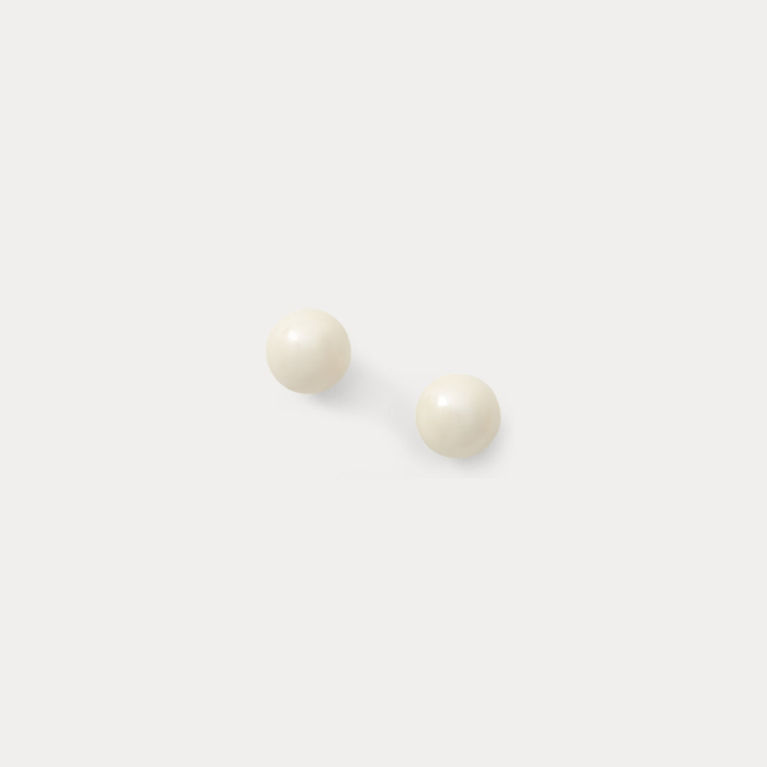 Ralph Lauren 10 mm Faux-Pearl Studs
