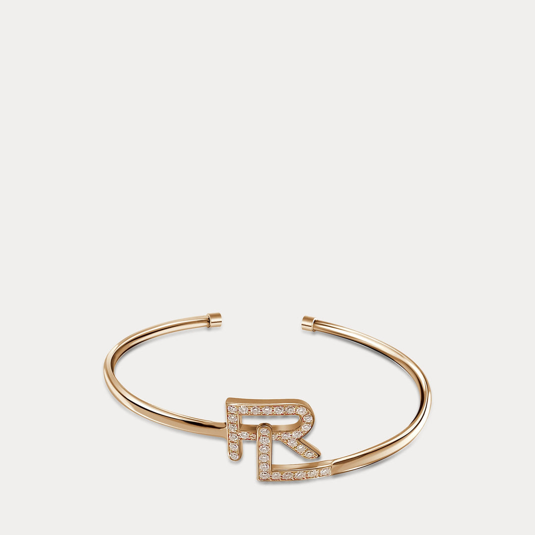 Ralph Lauren RL 18K Rose Gold & Diamond Bangle