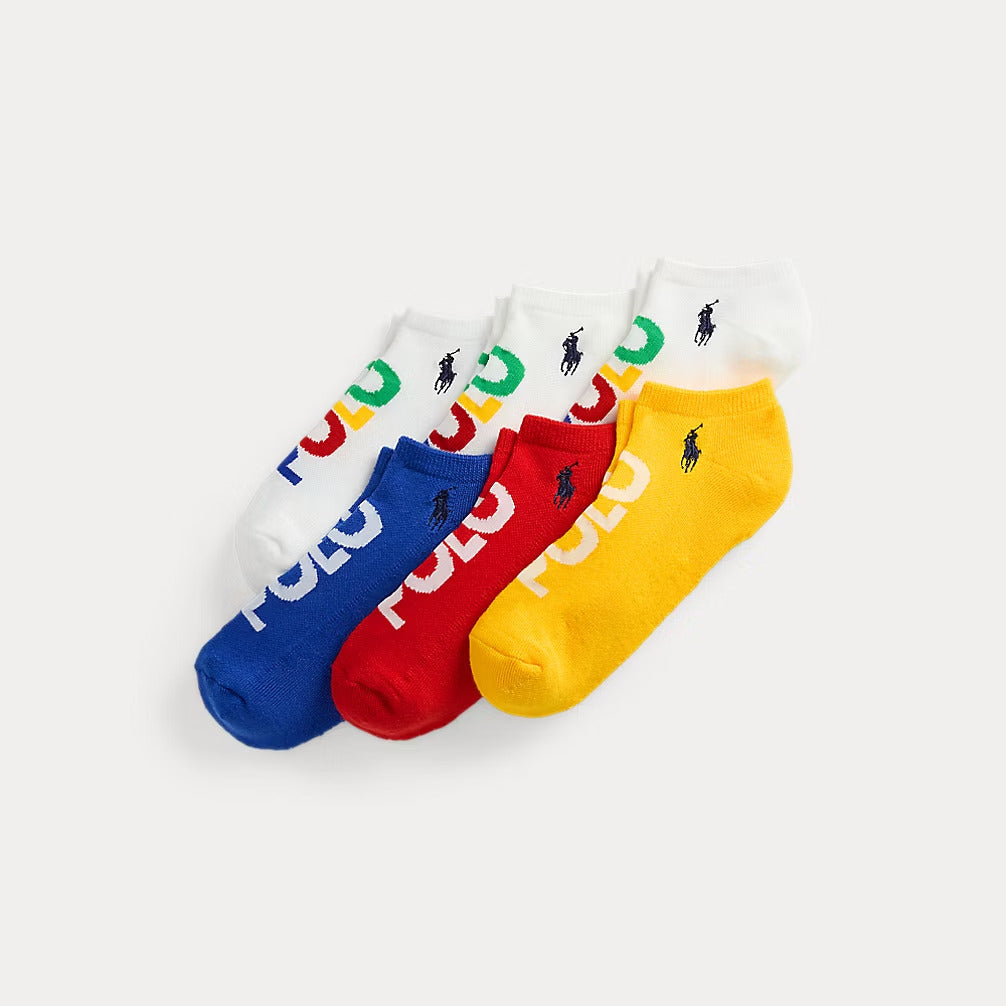 Ralph Lauren Logo Ankle Sock 6-Pack