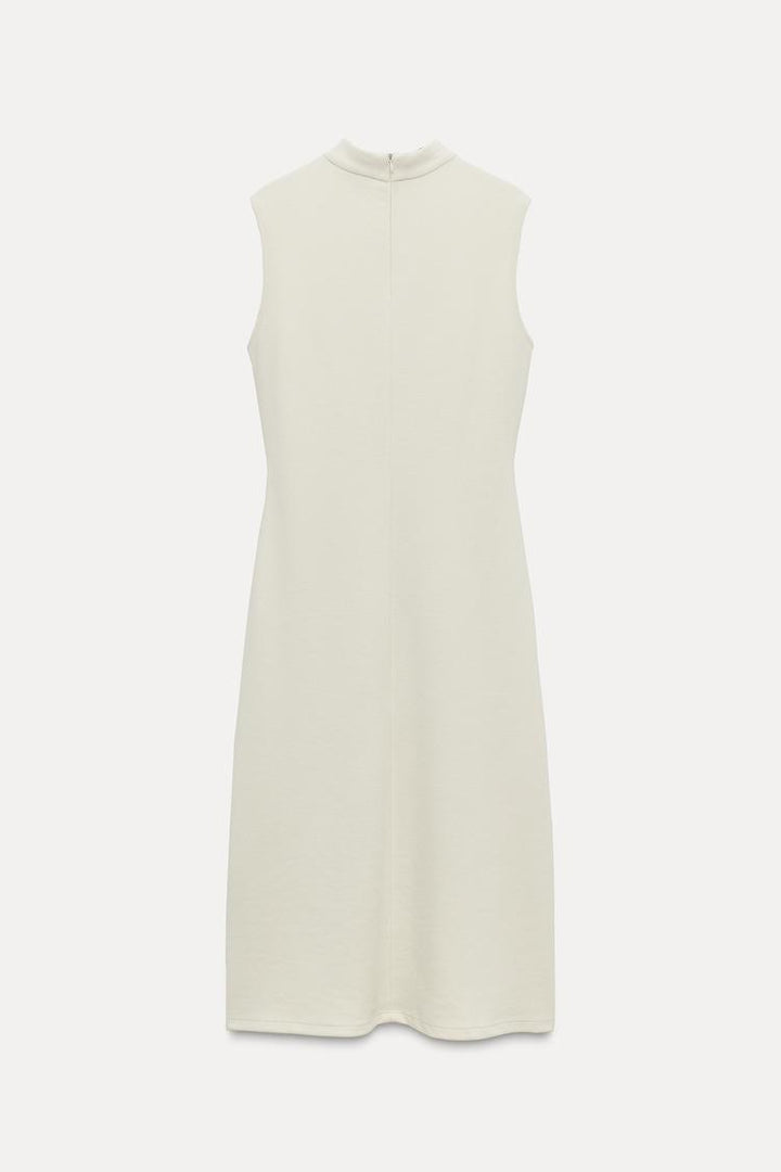 ZARA BELTED MIDI DRESS