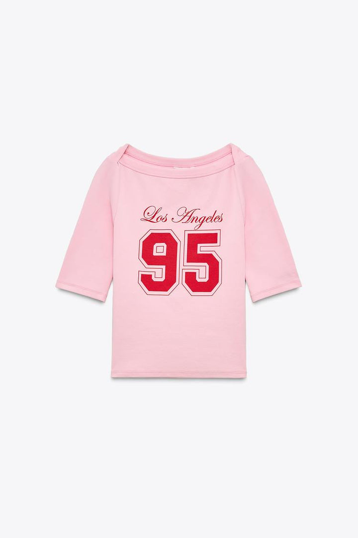 ZARA VARSITY T-SHIRT