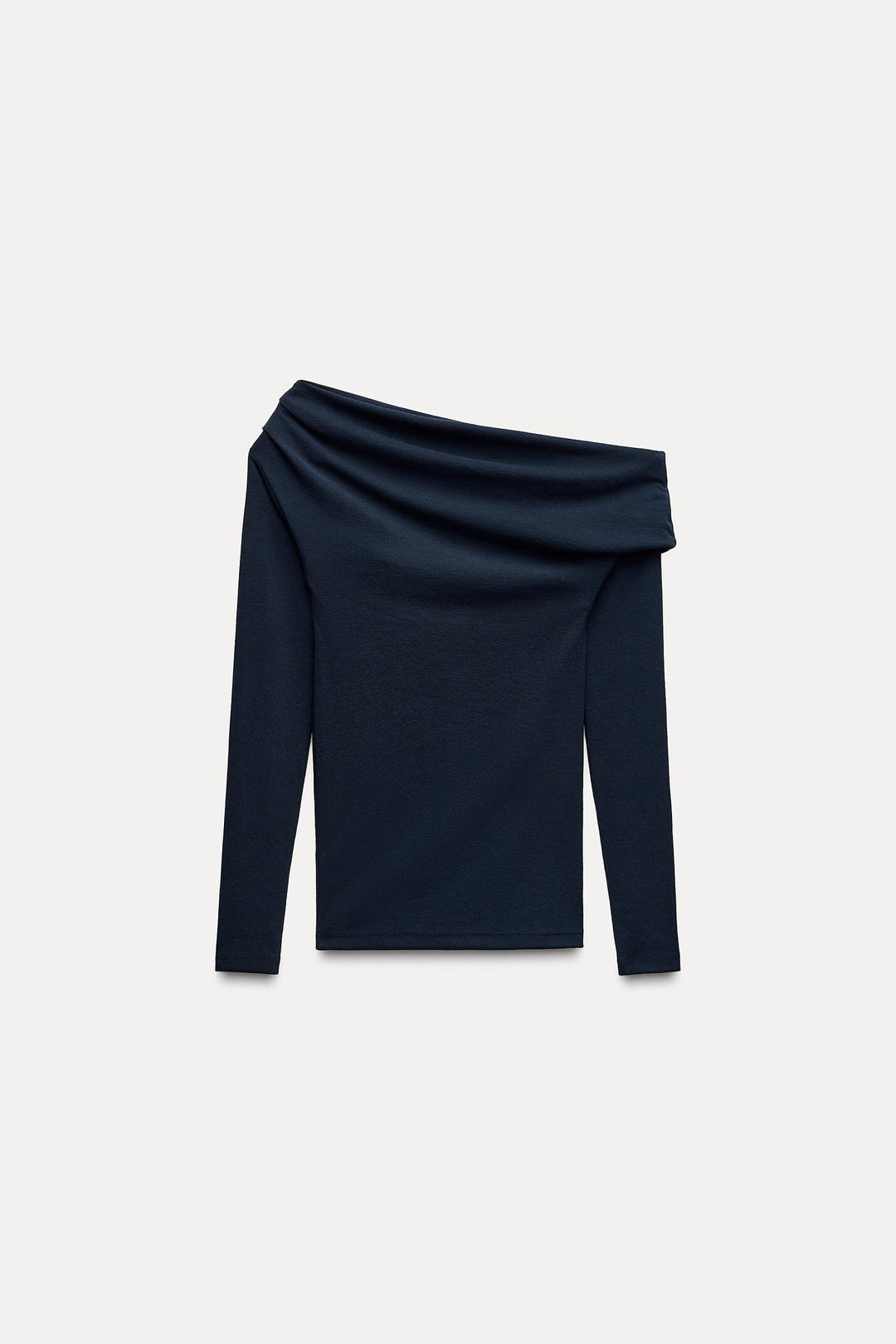 ZARA SOFT INTERLOCK ASYMMETRIC TOP
