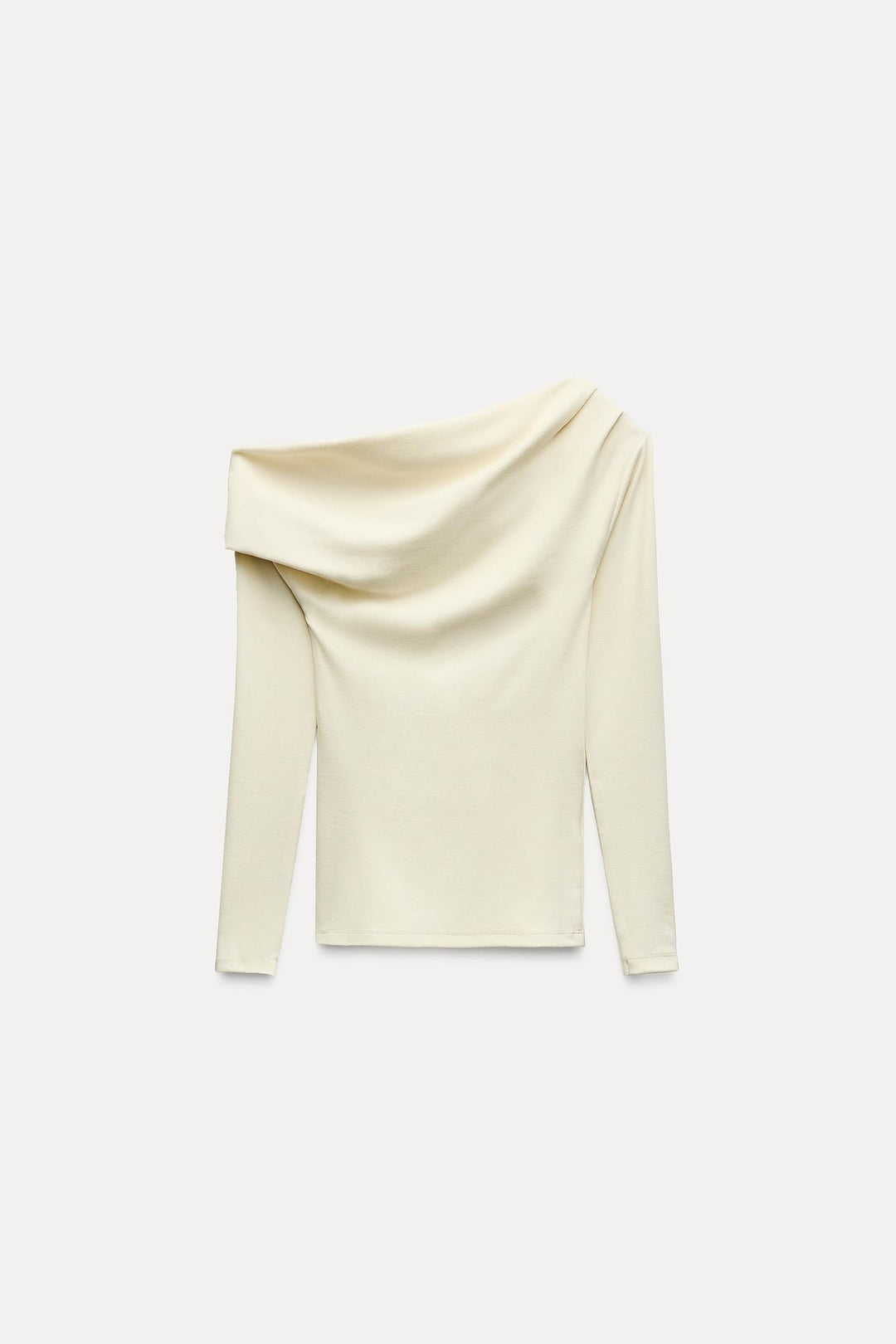 ZARA SOFT INTERLOCK ASYMMETRIC TOP