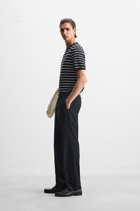 Zara FLOWY KNIT T-SHIRT