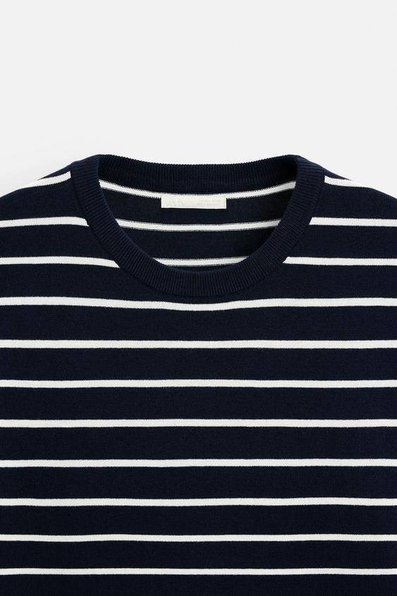 Zara FLOWY KNIT T-SHIRT