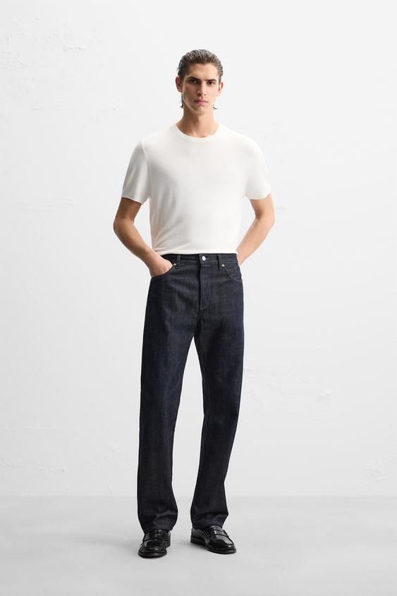 Zara FLOWY KNIT T-SHIRT