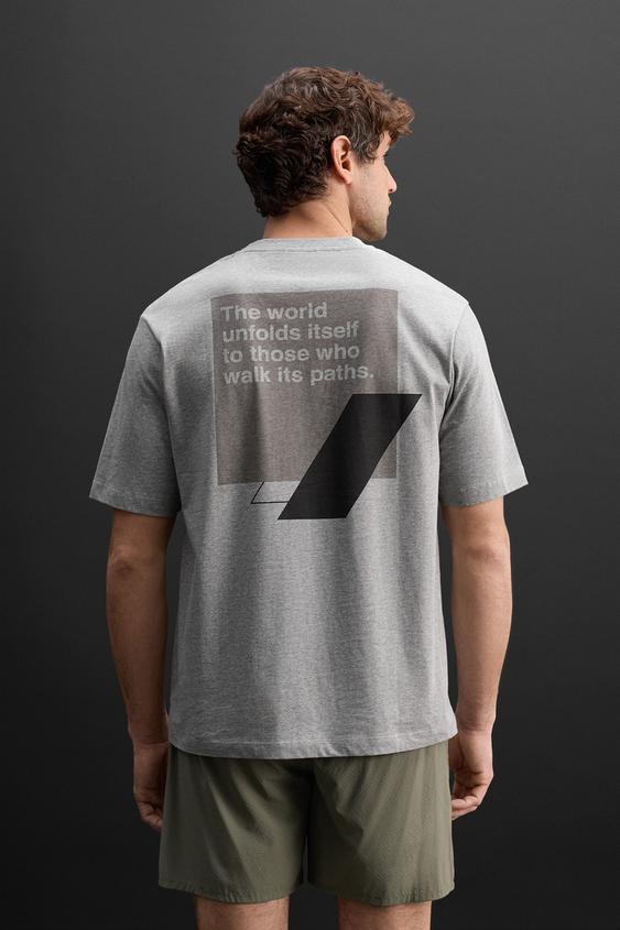 Zara GRAPHIC PRINT T-SHIRT