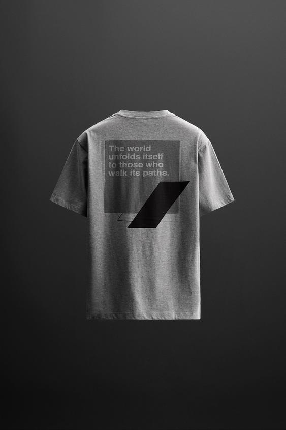Zara GRAPHIC PRINT T-SHIRT
