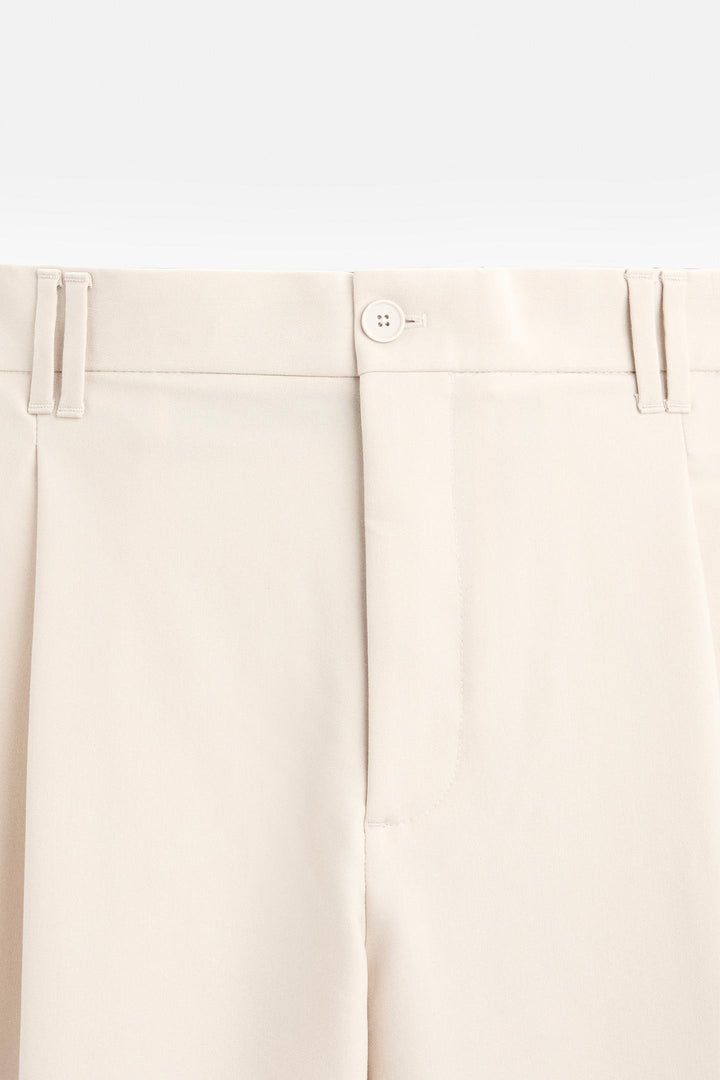 ZARA RELAXED FIT PLEATED PANTS