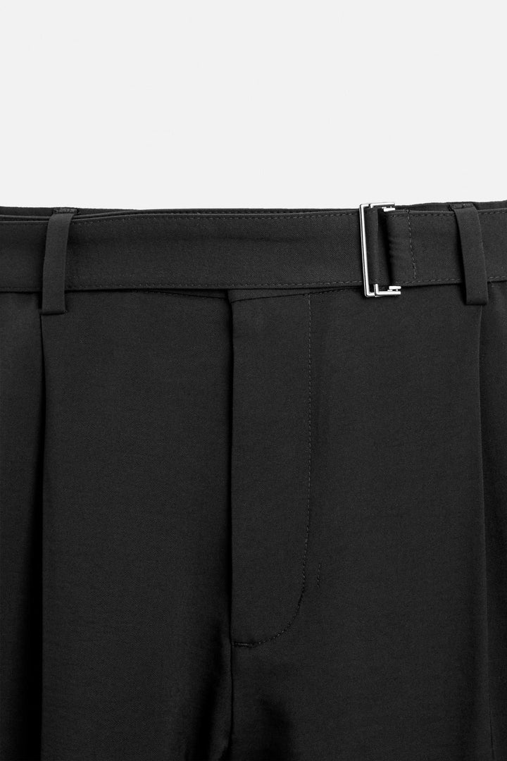 ZARA PLEATED PANTS WITH BELT