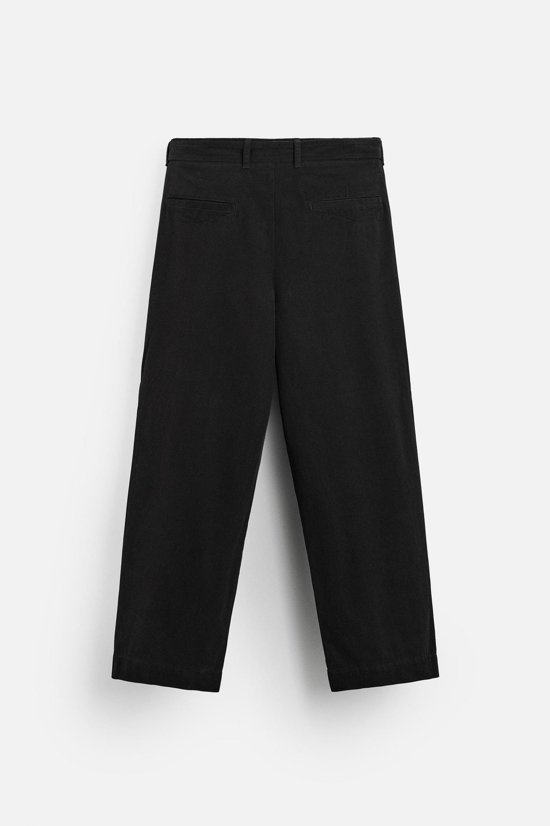 ZARA BELTED TEXTURED PANTS