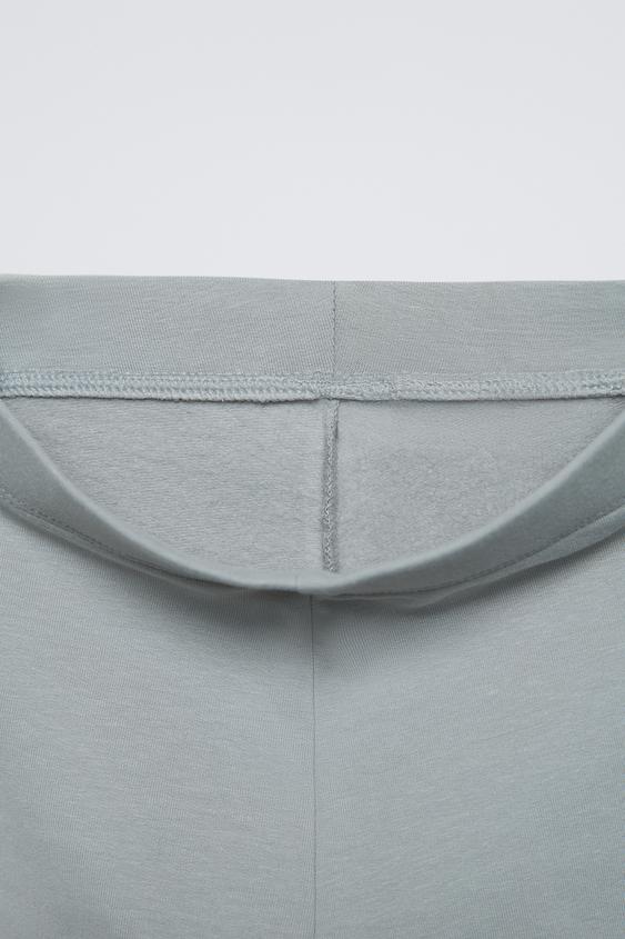Zara TWO-PACK OF PLAIN LEGGINGS