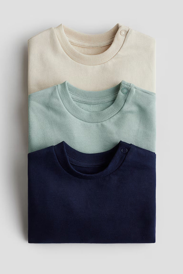 H&M  3-pack Cotton Sweatshirts
