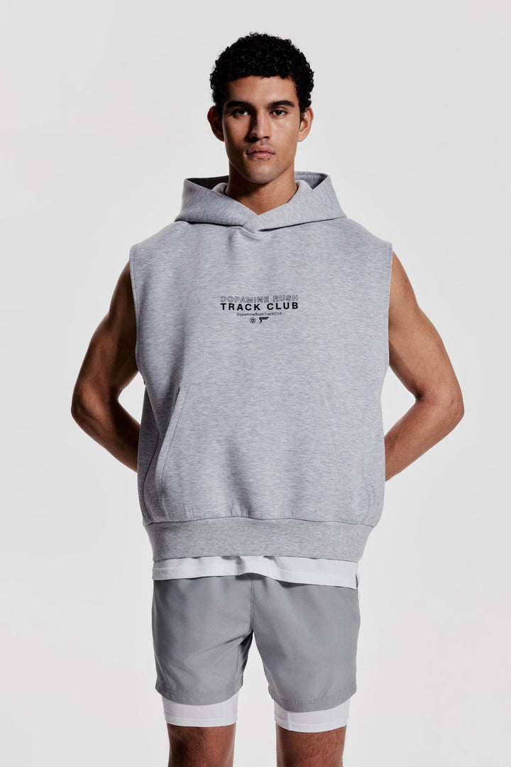 H&M Loose-Fit Sleeveless Sports Hoodie with DryMove™