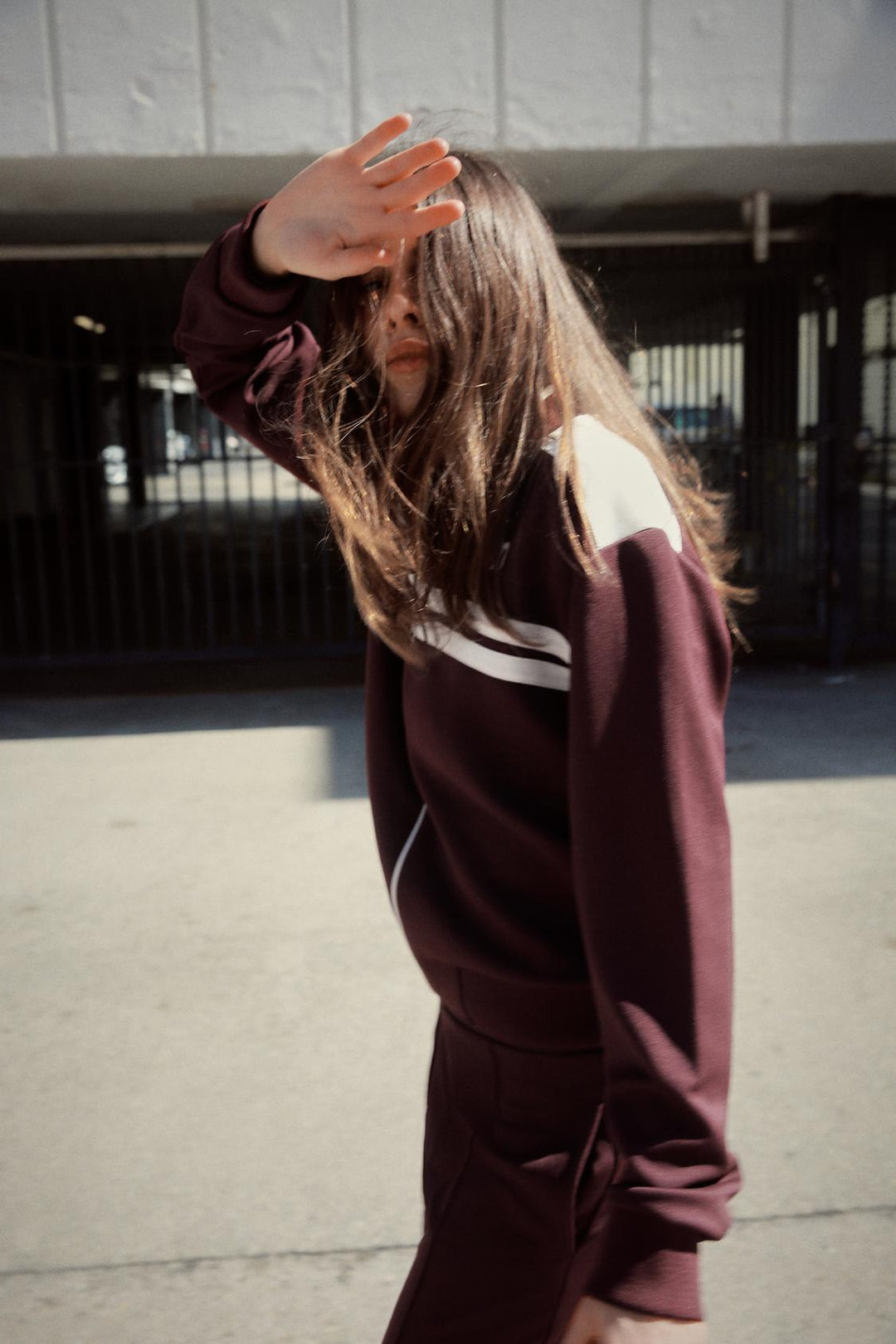 ZARA EMBROIDERED SWEATSHIRT