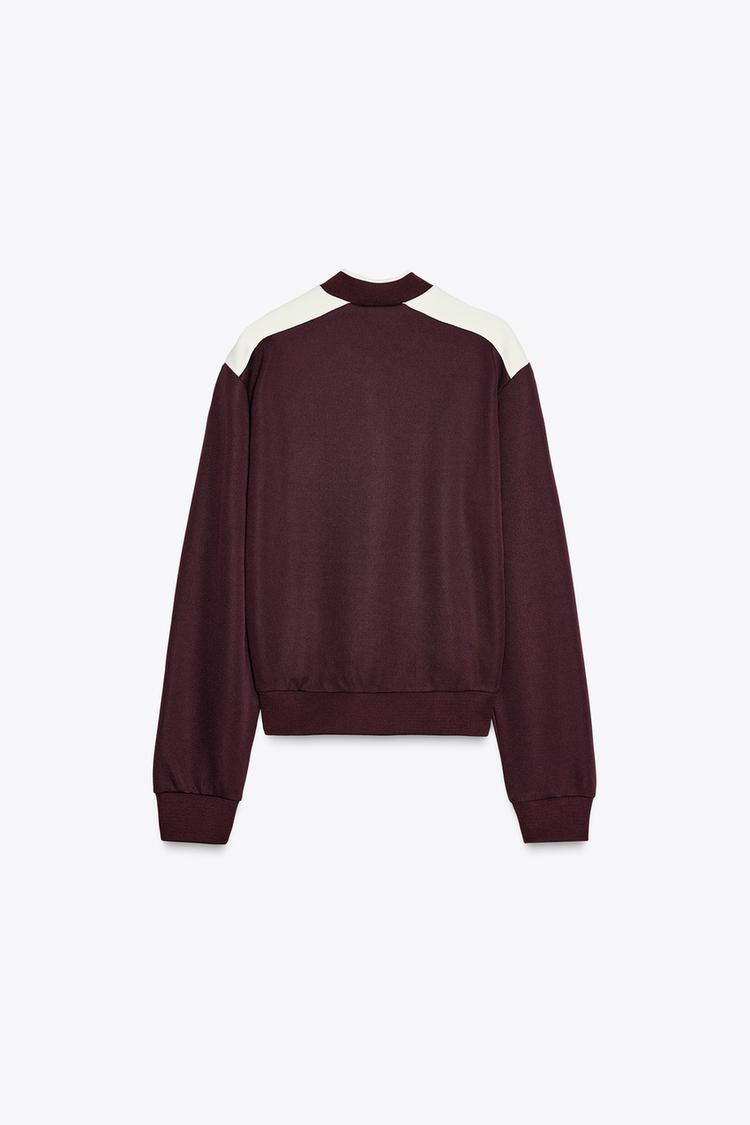 ZARA EMBROIDERED SWEATSHIRT