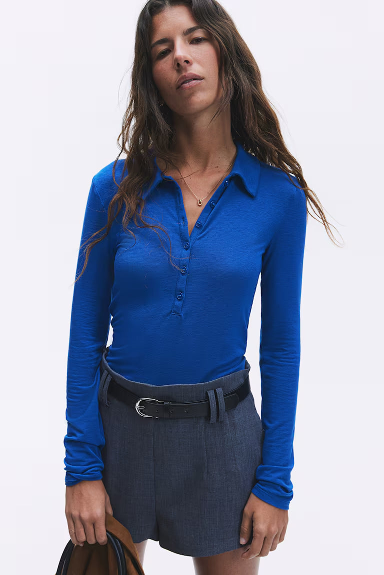 H&M JERSEY POLO SHIRT