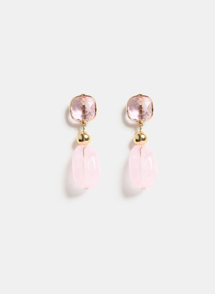 Laura Two-Tier Dangle Earrings