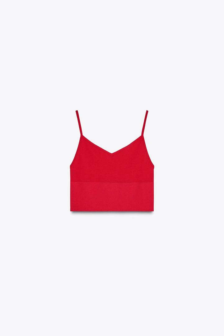 ZARA SEAMLESS CROP TOP