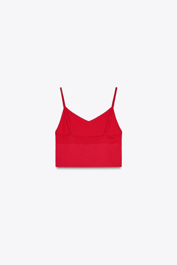 ZARA SEAMLESS CROP TOP