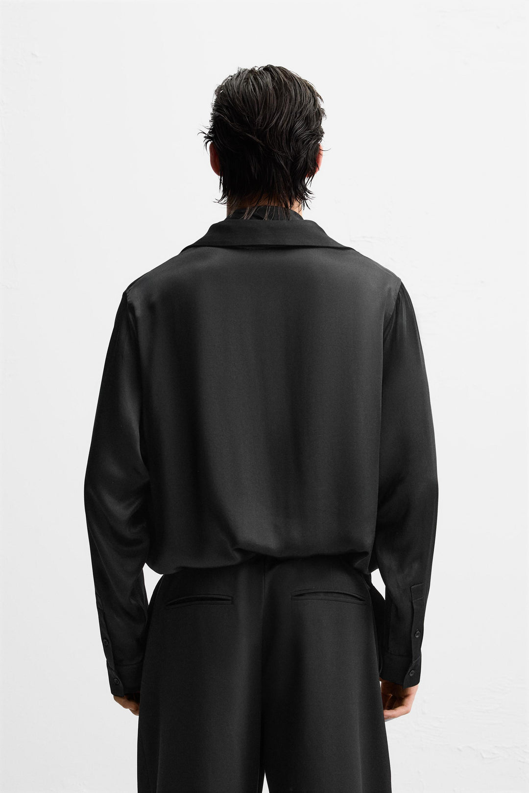 Zara FLOWY BOW SHIRT