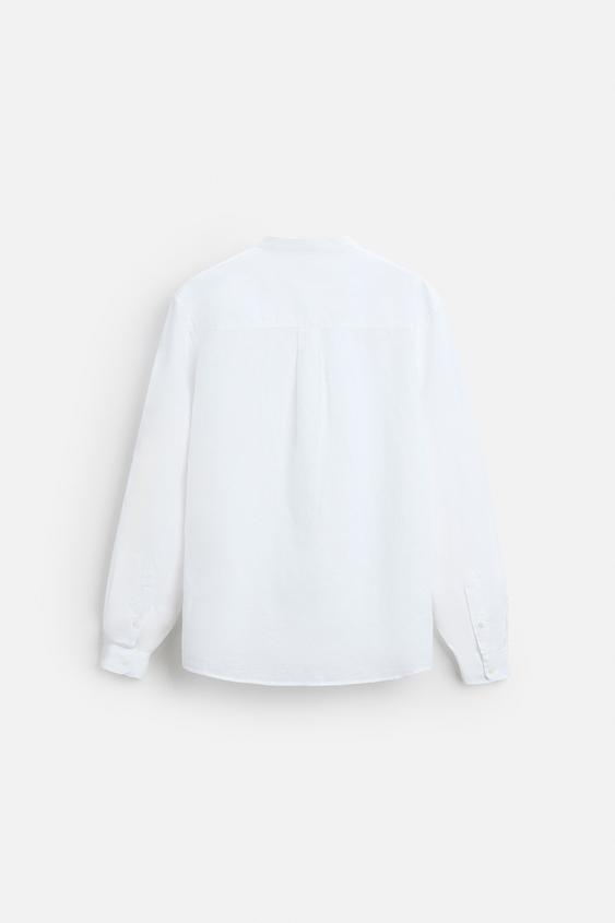 Zara LINEN - COTTON SHIRT