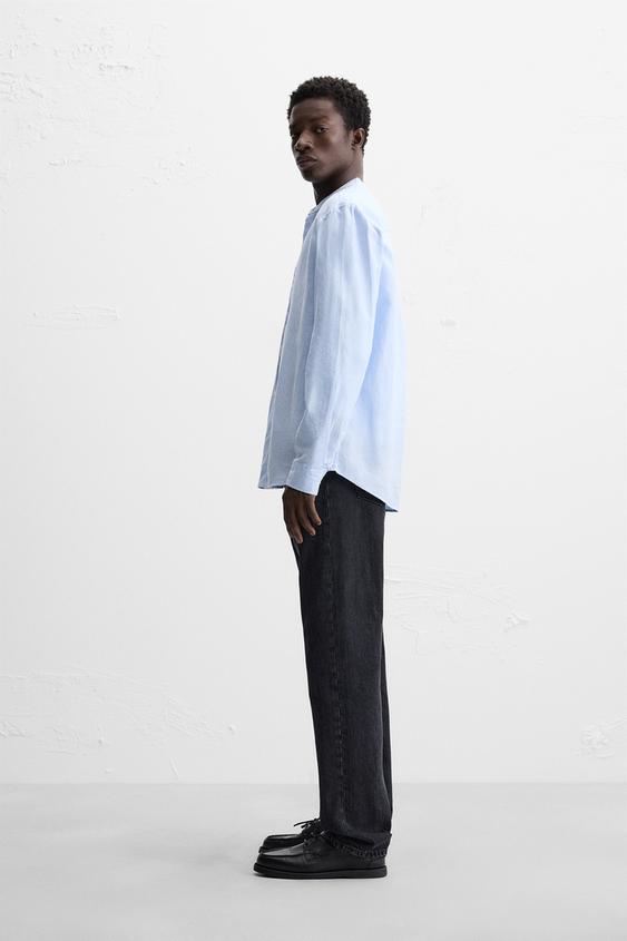 Zara LINEN - COTTON SHIRT