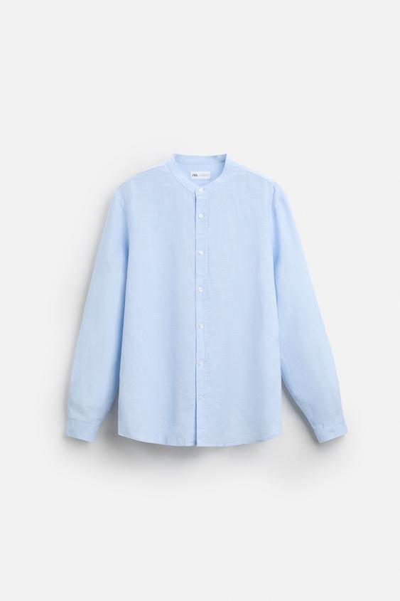 Zara LINEN - COTTON SHIRT