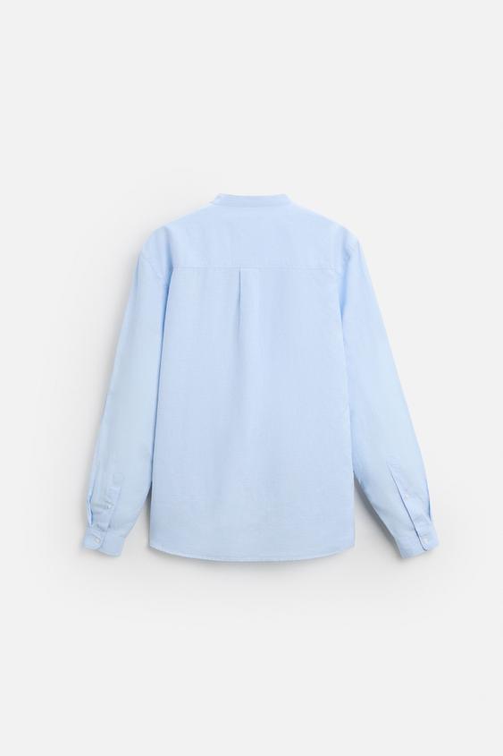 Zara LINEN - COTTON SHIRT