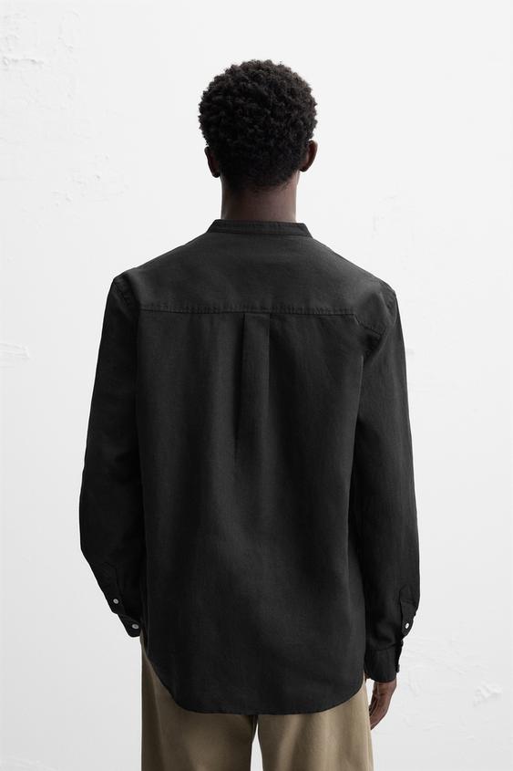 Zara LINEN - COTTON SHIRT
