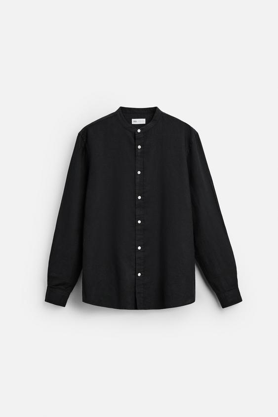 Zara LINEN - COTTON SHIRT