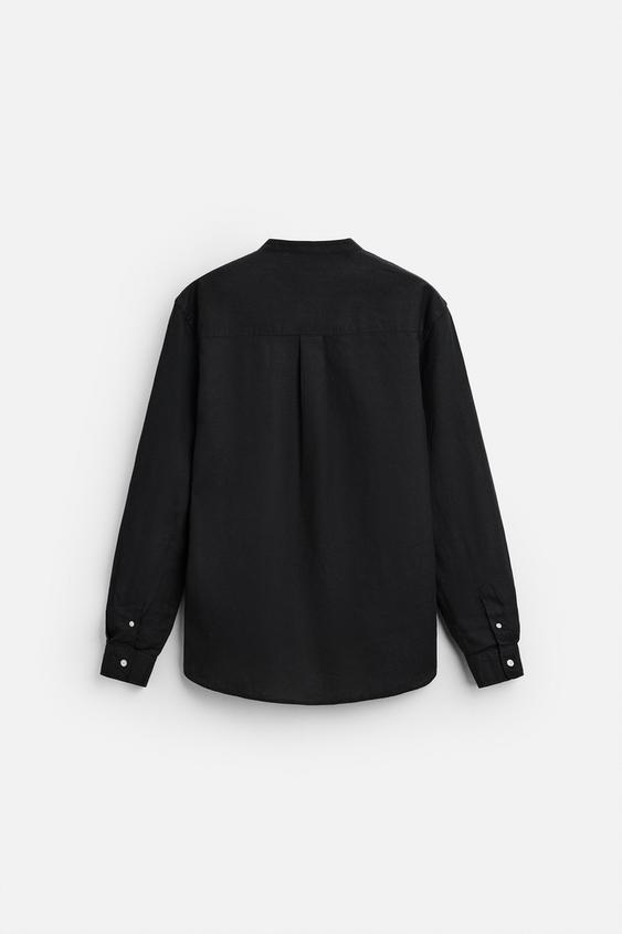 Zara LINEN - COTTON SHIRT