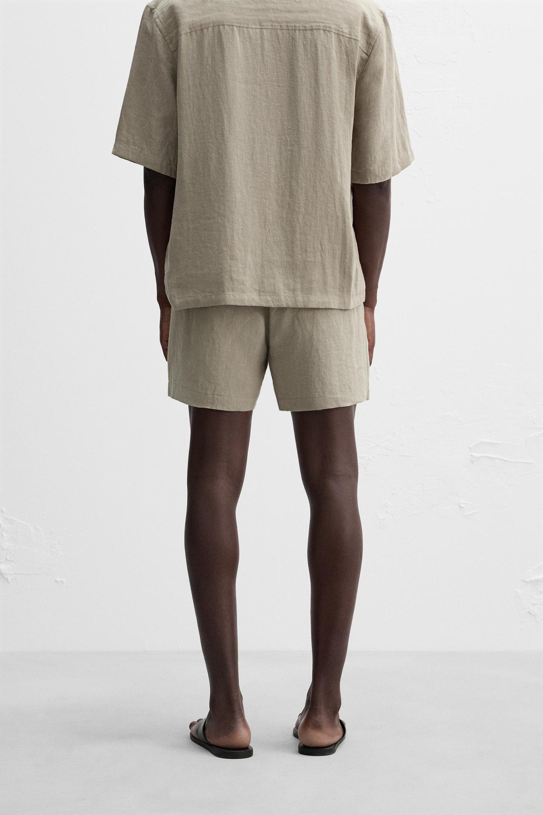 ZARA 100% LINEN SHORTS