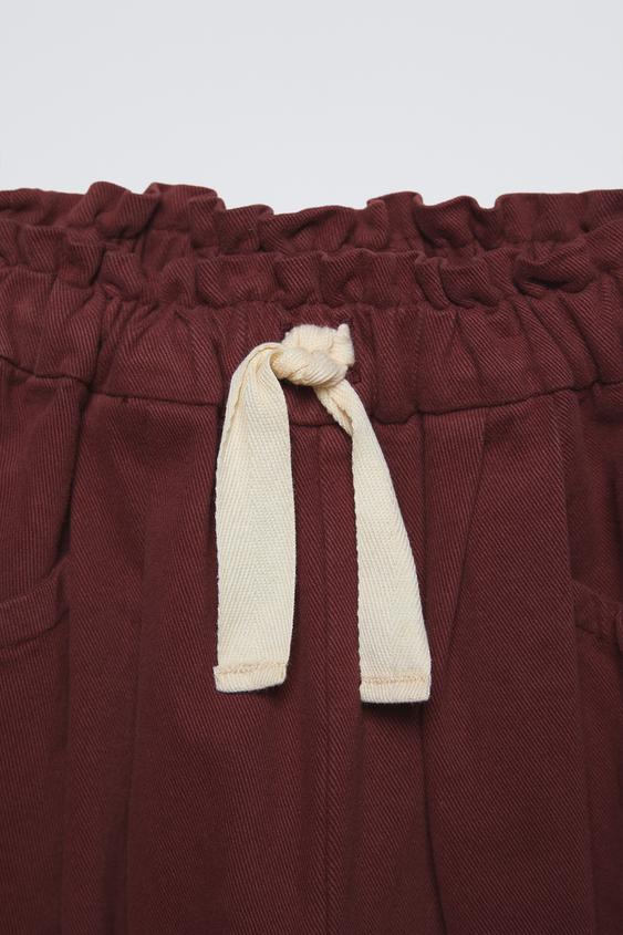 Zara PLEATED BALLOON PANTS