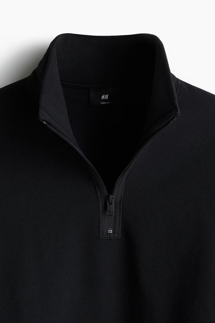 H&M Loose Fit Half-Zip Sweatshirt