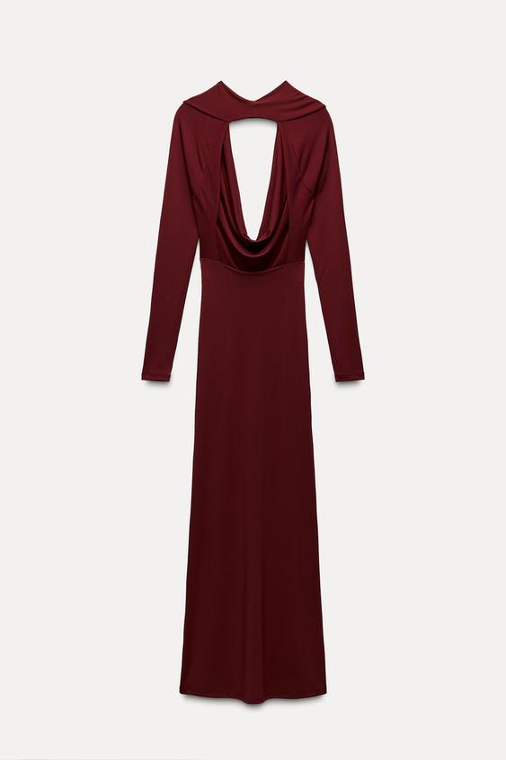 Zara DRAPED LONG DRESS