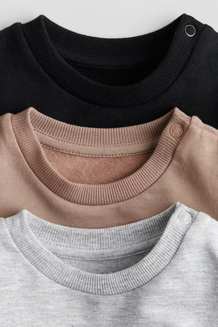 H&M  3-pack Cotton Sweatshirts