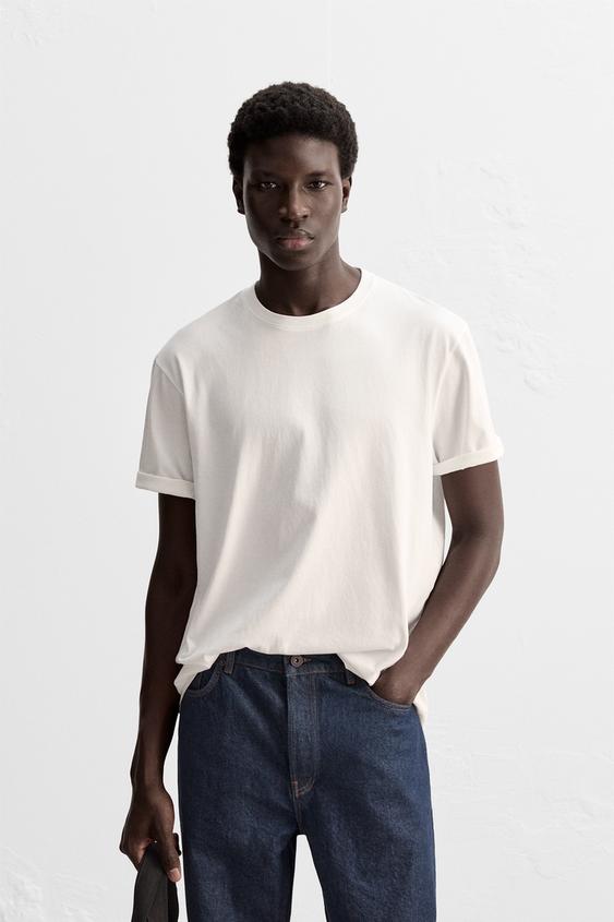 Zara MEDIUM WEIGHT T-SHIRT
