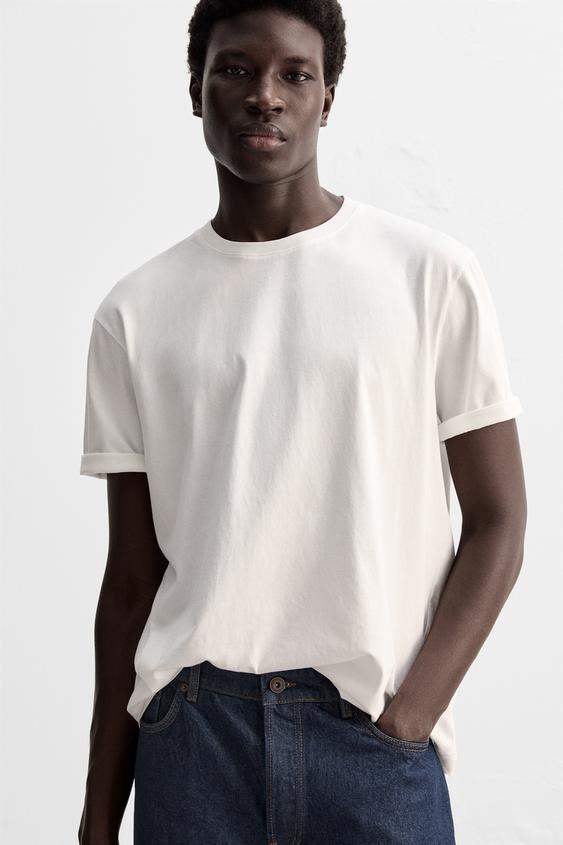 Zara MEDIUM WEIGHT T-SHIRT