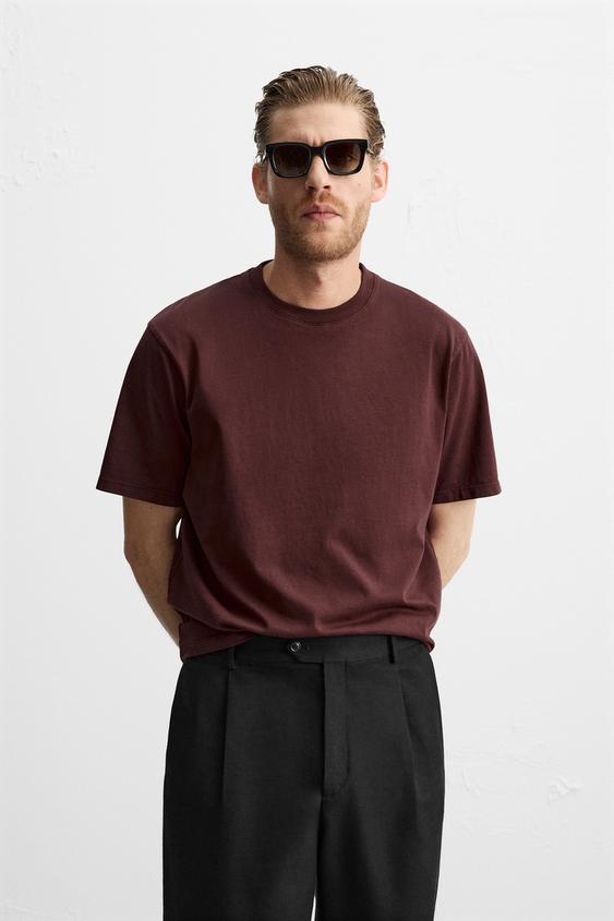 Zara MEDIUM WEIGHT T-SHIRT
