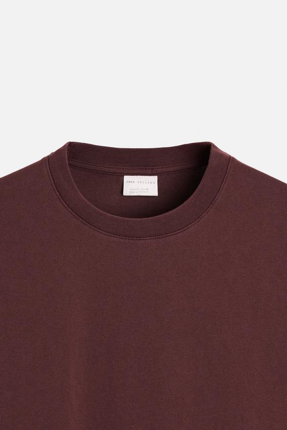 Zara MEDIUM WEIGHT T-SHIRT