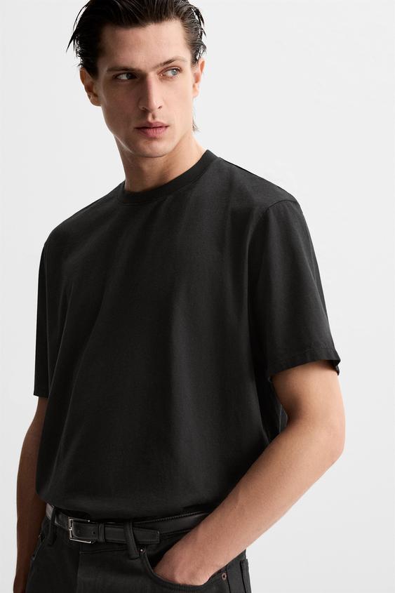 Zara MEDIUM WEIGHT T-SHIRT
