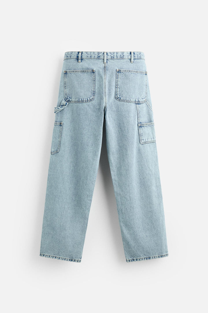 ZARA CARPENTER POCKET JEANS