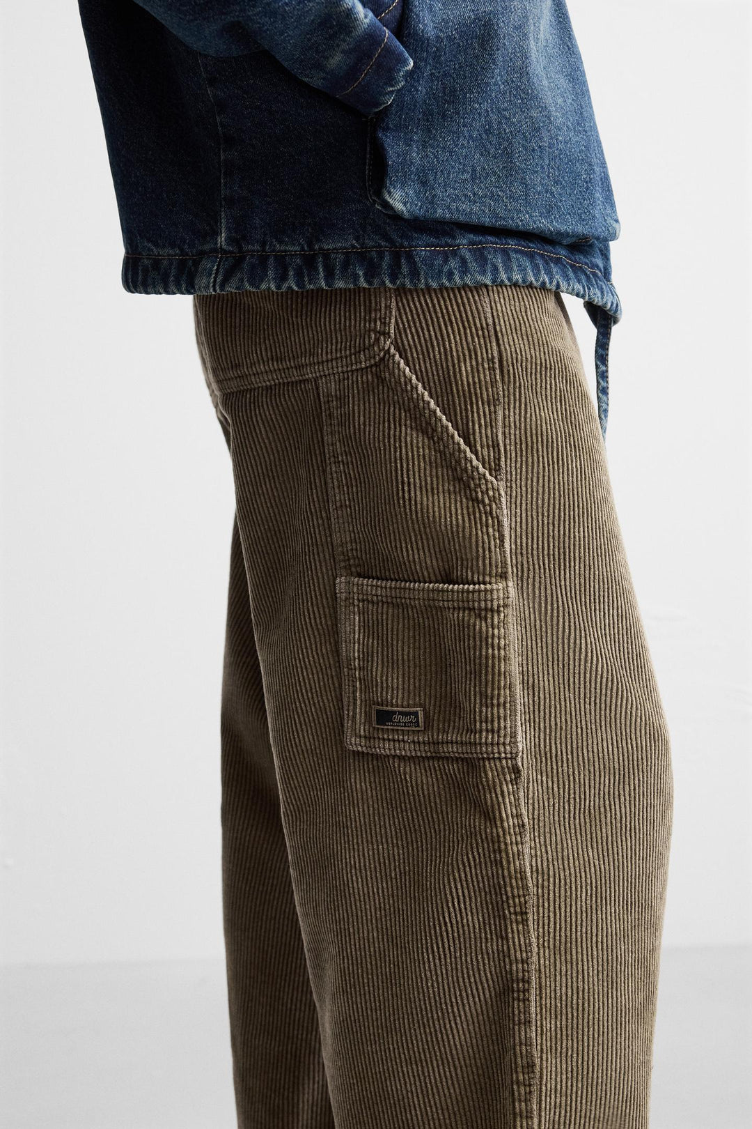 ZARA CARPENTER CORDUROY TROUSERS